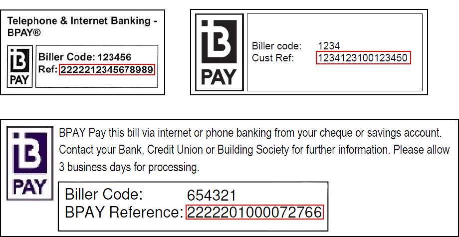 BPAY details
